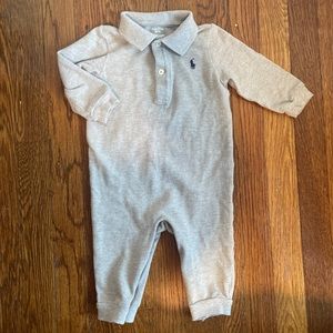 Baby Boy Polo Bodysuit